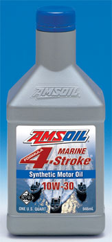 AMSOIL 10W-30 Formula 4-Stroke Synthetic Outboard Oil